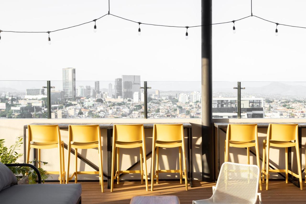 גואדלחארה Galeria Flat Rooftop Pool Witgdl מראה חיצוני תמונה