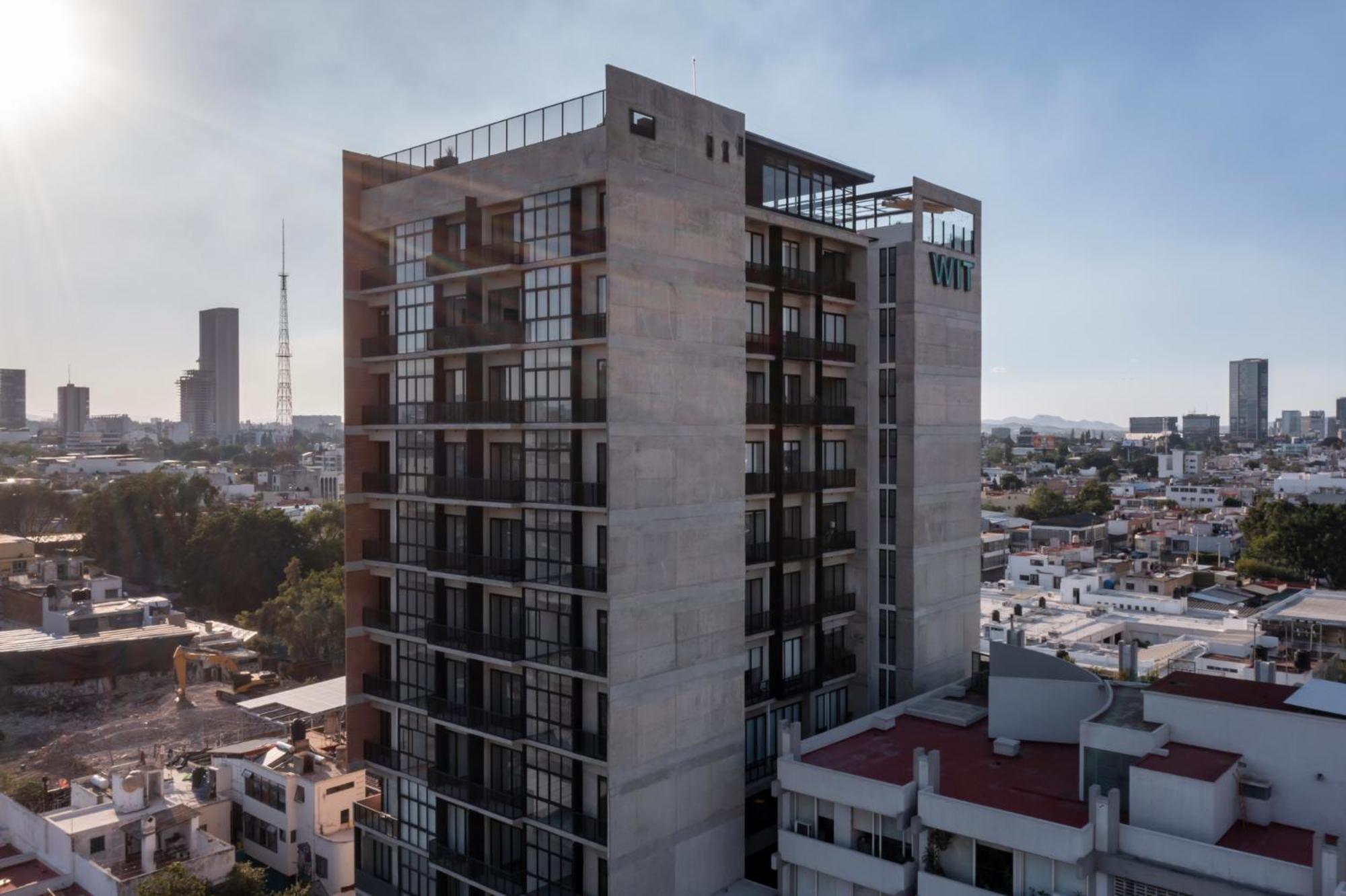 גואדלחארה Galeria Flat Rooftop Pool Witgdl מראה חיצוני תמונה