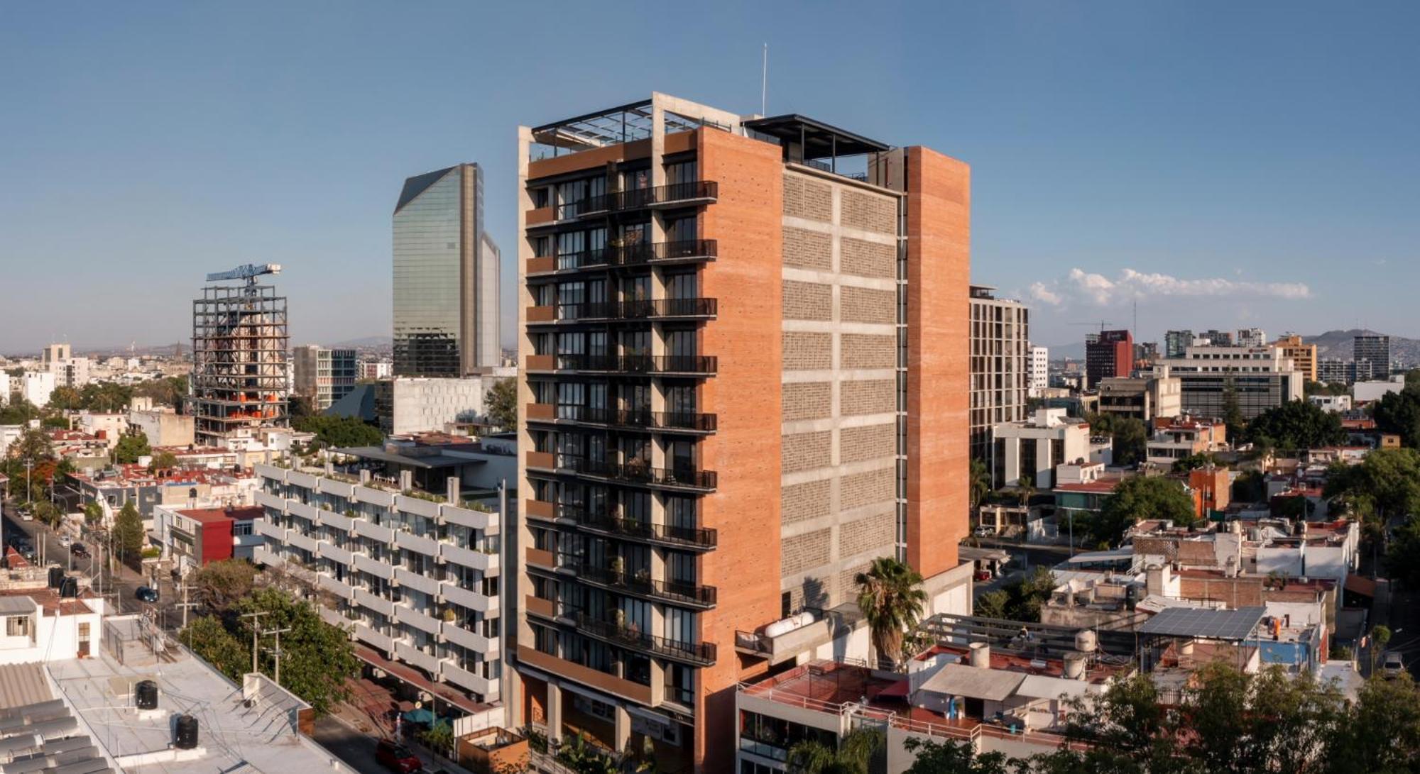 גואדלחארה Galeria Flat Rooftop Pool Witgdl מראה חיצוני תמונה