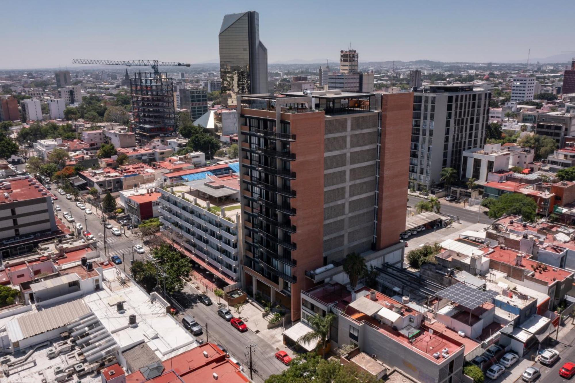 גואדלחארה Galeria Flat Rooftop Pool Witgdl מראה חיצוני תמונה
